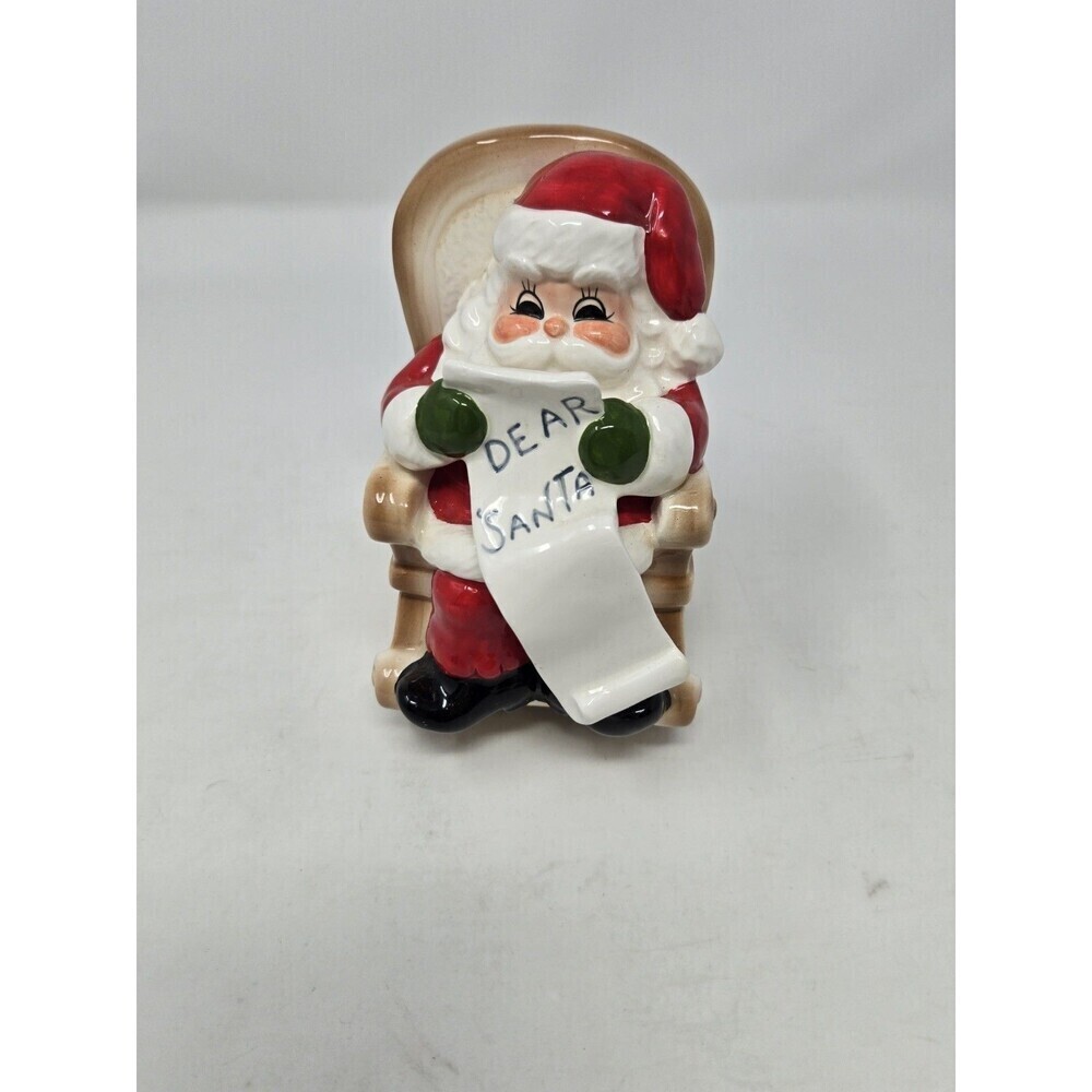 VINTAGE DE BARTOLO ORIGINALS MUSICAL ROCKING SANTA CLAUS FIGURINE CHRISTMAS